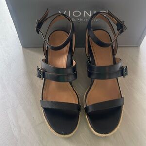Vionic Sabina Black Leather